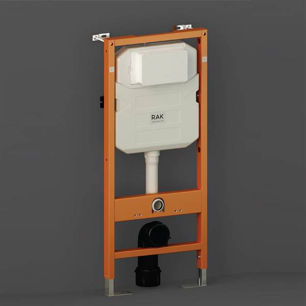 RAK Ecofix Concealed Cistern & Frame for Wall Hung Pan - 12cm wall thickness